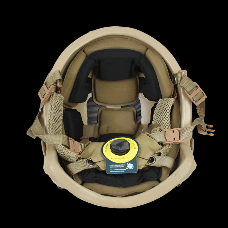 PE Polymer Material Tactical Bulletproof Helmet