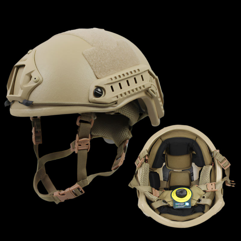 PE Polymer Material Tactical Bulletproof Helmet